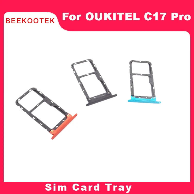 OUKITEL C17 PRO Card Tray Holder Original New SIM Card Tray Sim Card Slot Holder Repalcement for C17 PRO Smartphone