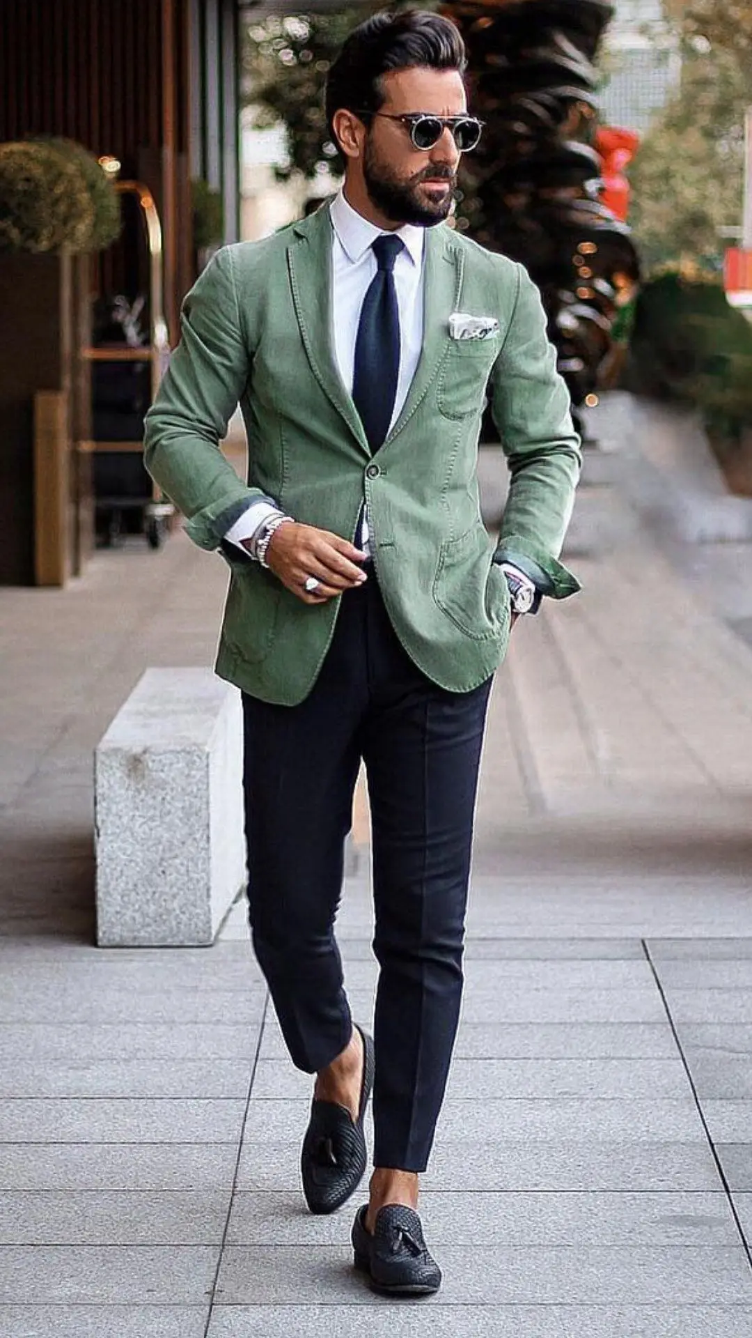 Terno de verão verde masculino, calças, um botão entalhado na lapela, noivo, jaqueta, festa, baile de casamento, blazer, peça única