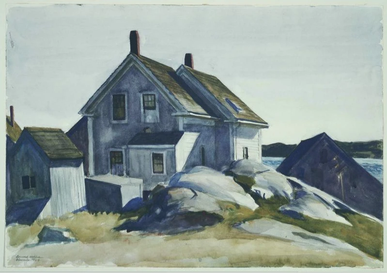 

100% handmade Oil Painting reproduction on linen canvas,House at the fort gloucester by Edward Hopper,High Quality,Free Shipping