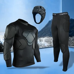 Uniforme d'entraînement de gardien de but de football pour hommes, pantalon de sport de gardien de but de football, protection en éponge oligoptics