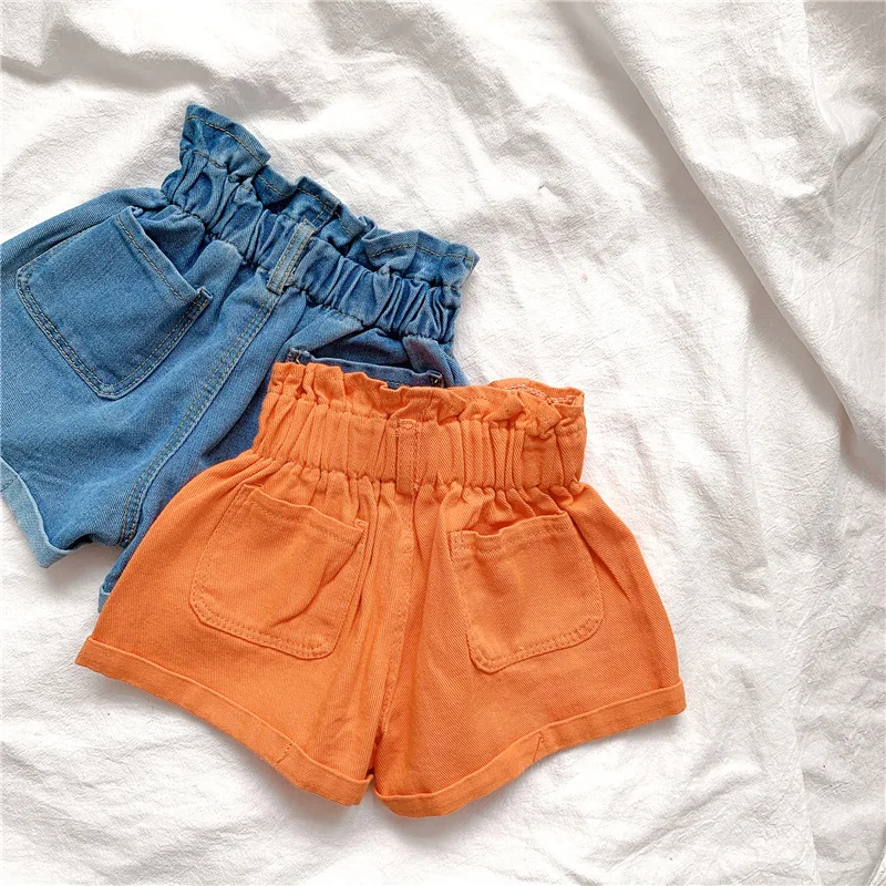 2024 Girl Summer  Kids Children Fashion Hot Jeans Denim Shorts Three Colors image 3