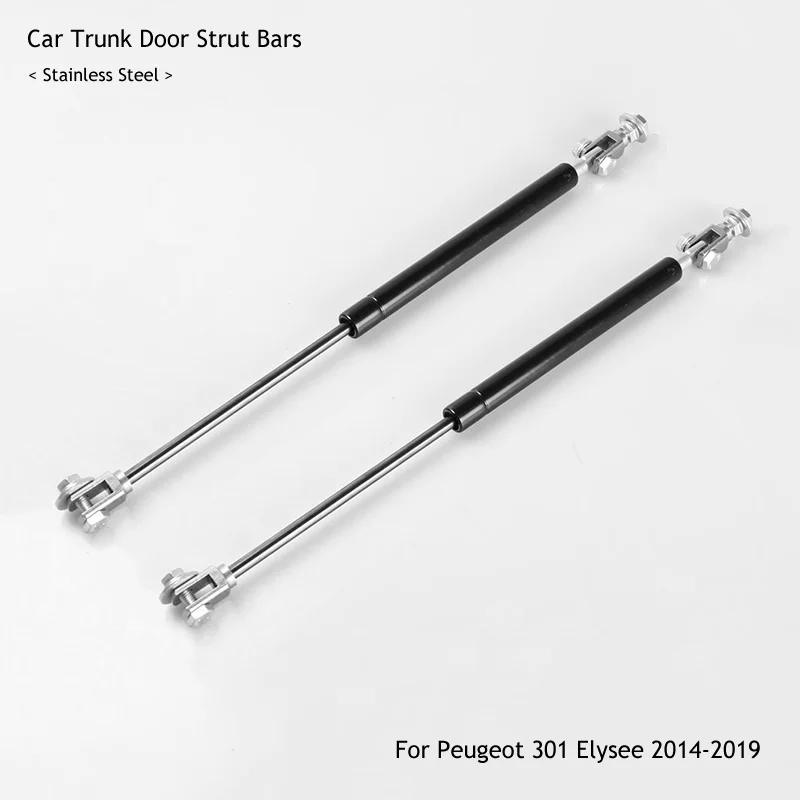 For Peugeot 301 Elysee 2014-2019 Rear Door Trunk Box Supporting Hydraulic Lift Rod Strut Spring Shock Bars Bracket Accessories