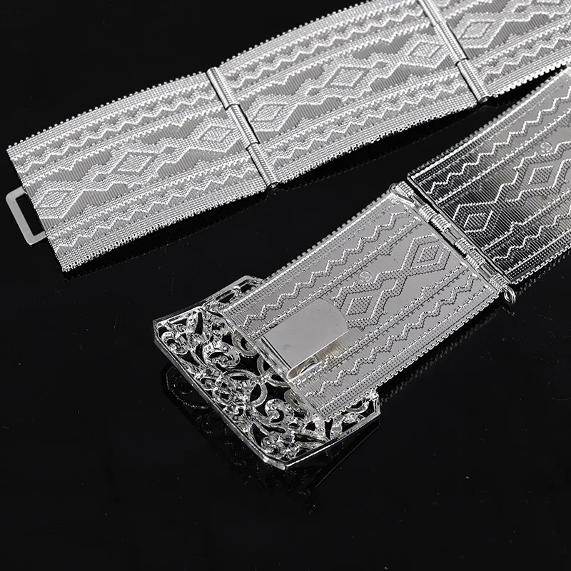 Moroccan Caftan Belt For Women\'s Wedding Dress Metal Belt Exquisite Court Carved Jewelry Waist Chain