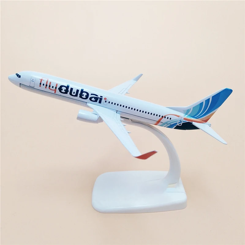 JASON TUTU 16cm Emirates Flydubai Boeing B737 Plane Model Airplane Model Aircraft Model Diecast Metal 1:400 scale Planes