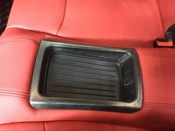 건조 탄소 섬유 뒷좌석 팔걸이 컵 홀더 커버, BMW F80 M3 F82 M4 2014 +
