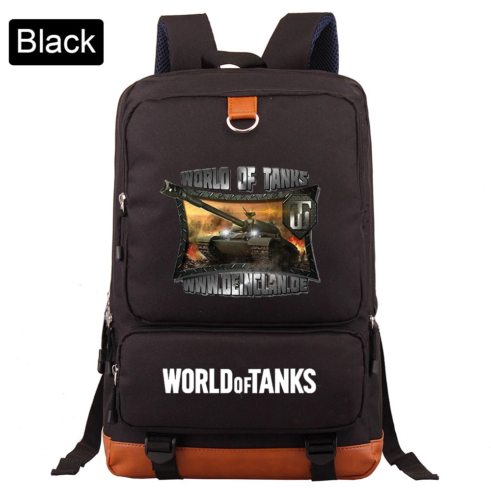 

Game World Of Tanks Backpack Boys Girls Students School Bag Daily Travel Backpacks Large Capacity Laptop Bookbag Mochila