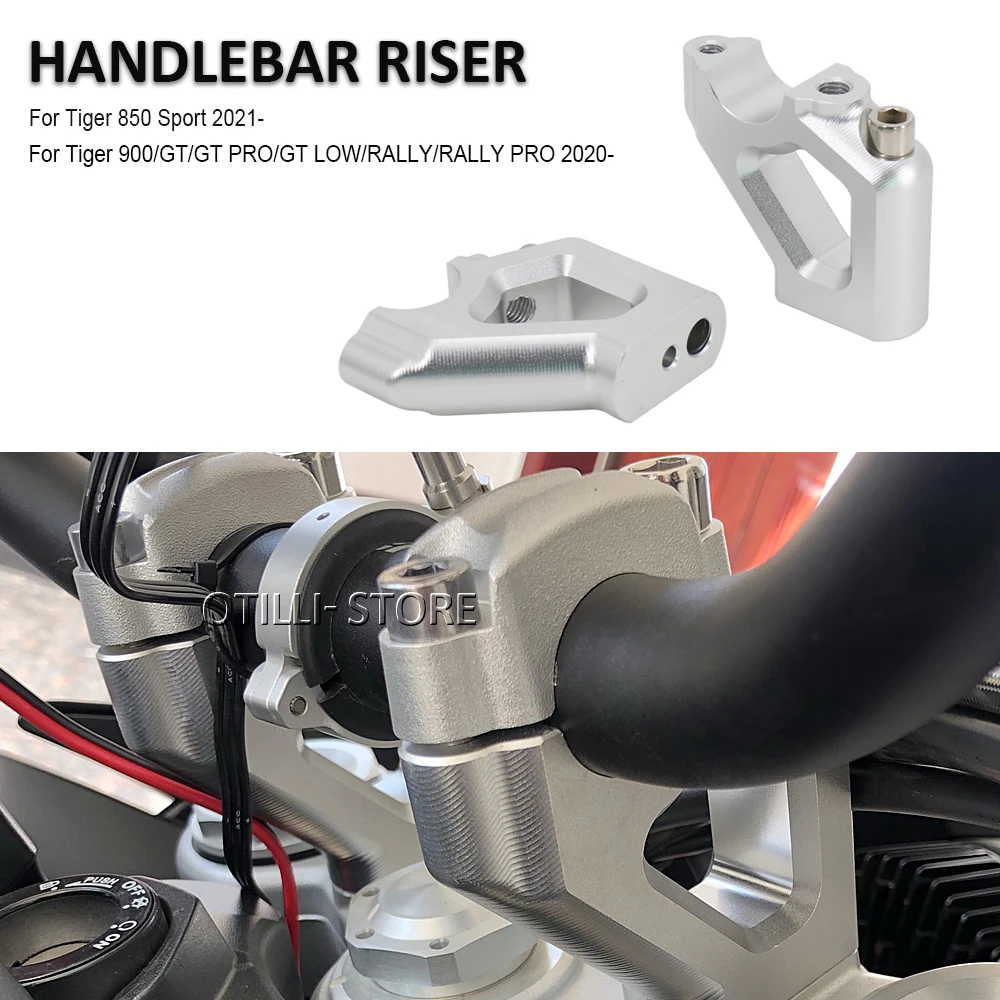 

Motorcycle Handle Bar Riser Clamp Extend Handlebar Adapter Mount For Tiger 900 GT PRO LOW RALLY For Tiger900 For Tiger850 Sport