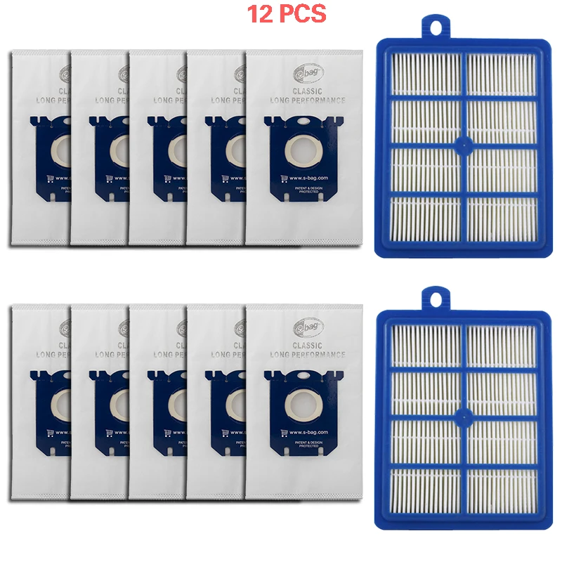 Filtro H12 Hepa y bolsa de filtro de polvo para Philips para Electrolux Robot aspirador, piezas de repuesto, accesorios