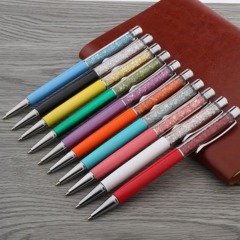 

office silver crystal gift STUDENT GRIL pen Metal Ballpoint Pen