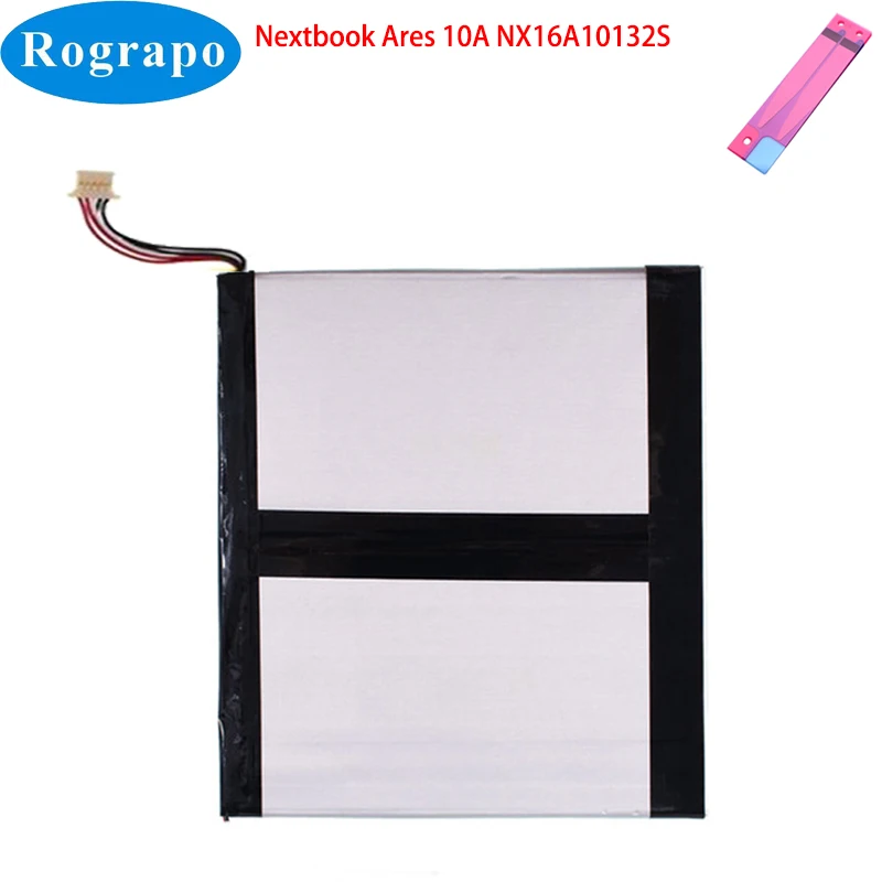 

New 3.7V 6800mAh Laptop Tablet PC Battery For Nextbook Ares 10A NX16A10132S 10.1 5 Wire Plug