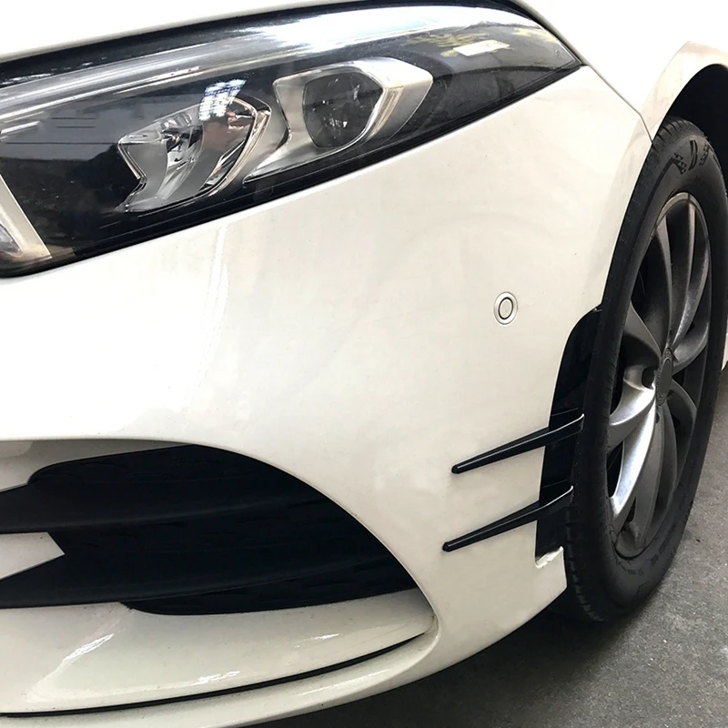 Car Front Bumper Spoiler Flank Wind Knife for Mercedes Benz a Class A180 A200 A220 W177