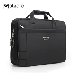 Business Classic Men's Shoulder Bag Work Handbags Men Briefcase Laptop Bags A4 Folder File Carrying Handbag Women Computer Bag