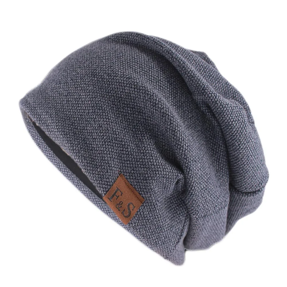 New Fashion Hat For Men And Women Autumn Knitted Solid Color Skullies Beanies Spring Casual Soft Turban Winter Gorras Unisex Hat