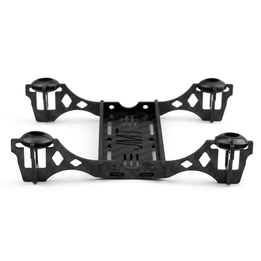 Jmt mini kit de estrutura de fibra de carbono com distância entre eixos de 100mm, suporte para motor de escova 8520/hélice de 55mm para aeronaves quadricóptero fpv rc