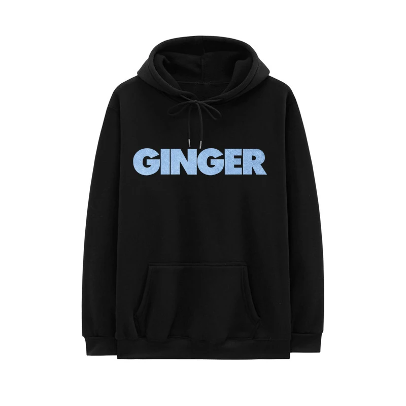 2021 Hip Hop Hoodie Sweatshirts GINGER Letter Print  Men Women Fleece Hoodies Brockhampton All-American Boyband  Pullover Hoody