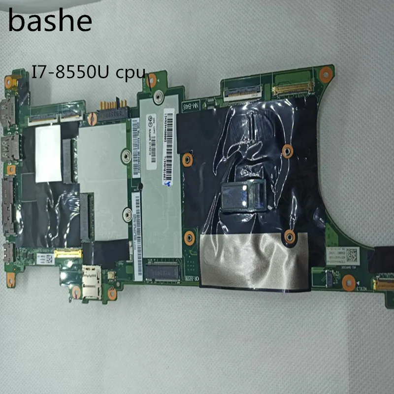 For Lenovo ThinkPad X1 Notebook motherboard I7-8550U CPU integrated graphics card NM-B481 complete the test