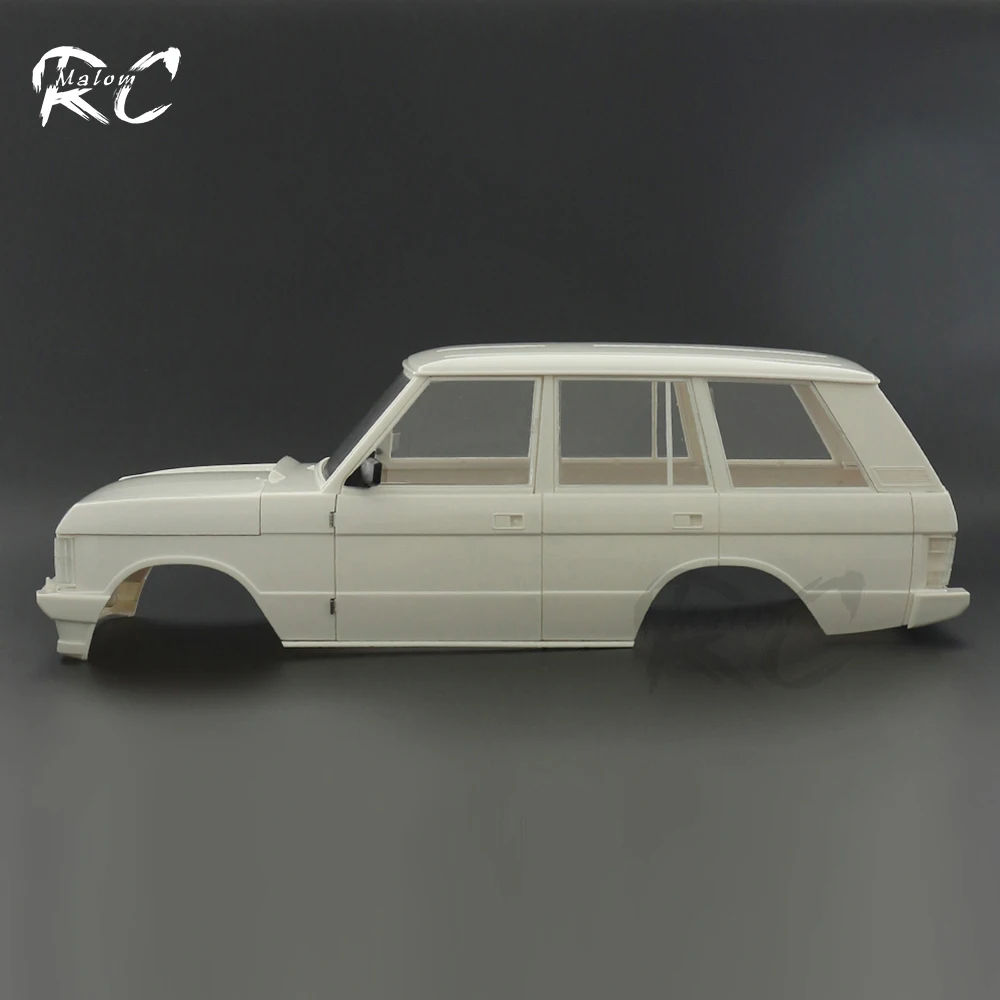 313mm Wheelbase Range Rover Hard Body Shell Interior Cab Center Console Seat Kit for 1/10 RC Crawler TRX4 Axial SCX10 II