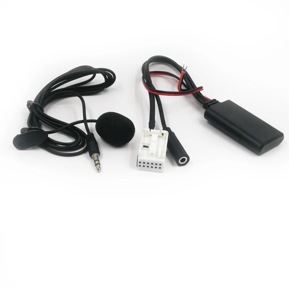 Biurlink Bluetooth 5.0 Adapter modułu MP3 Zestaw głośnomówiący do Volkswagen RCD510 RCD310 RNS315 RNS310 MFD2 12-pinowa wtyczka