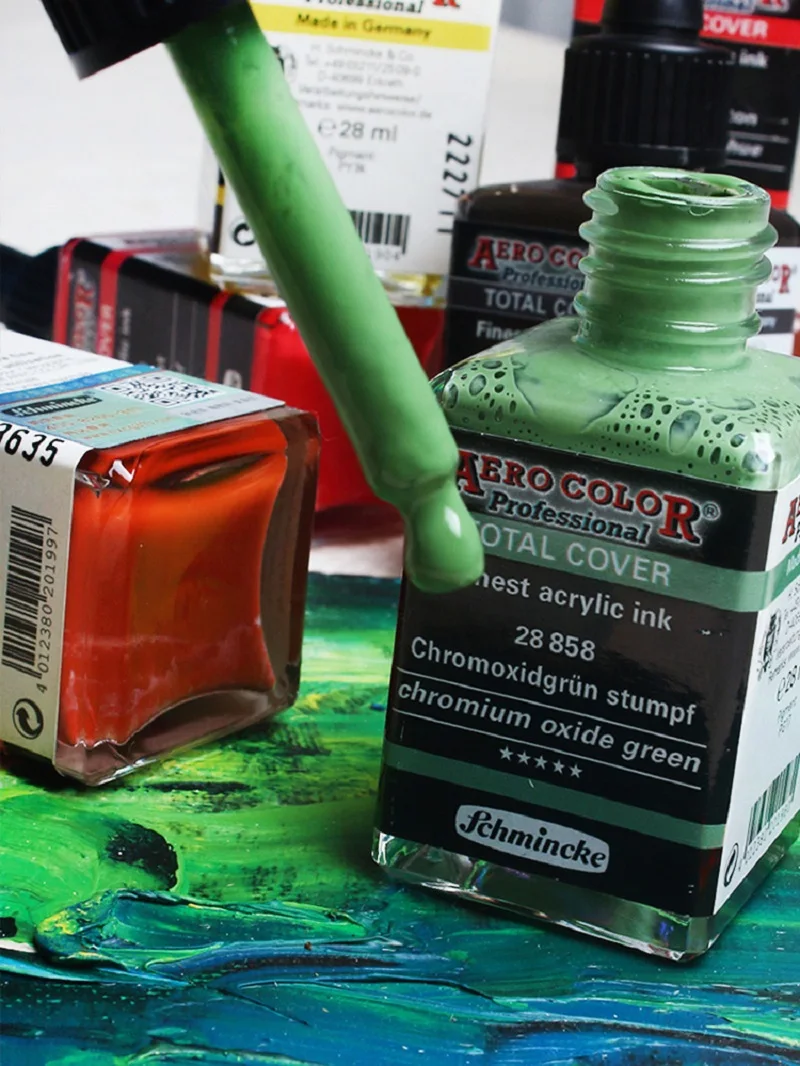 German schmincke acrylic ink imported acrylic paint fluid painting DIY hand-painted shoes clothes