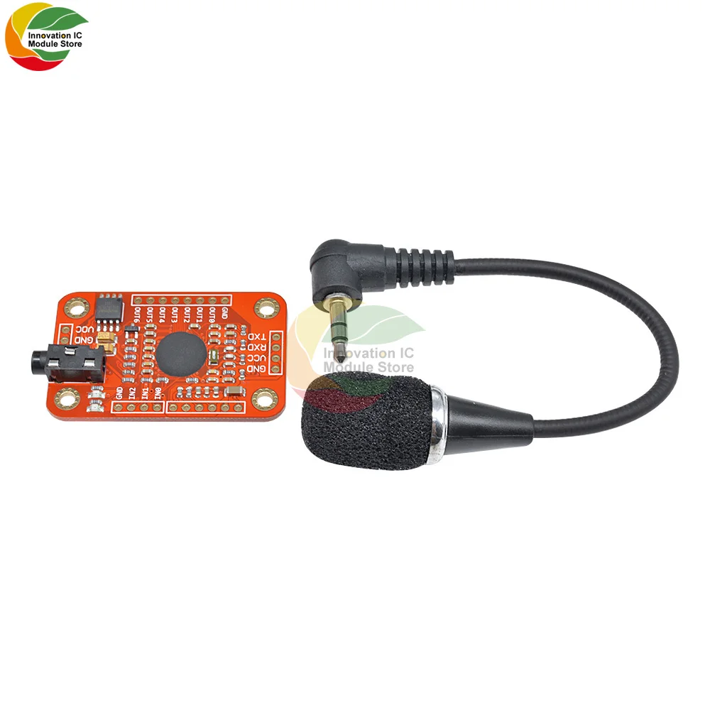 Speed Recognition Voice Recognition V3 Module Compatible Board for Arduino Support 80 Kinds of Voice High Accuracy Microphone