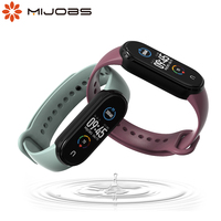 For Mi Band 5 Strap Silicone Bracelet for Xiaomi Mi Band 6 7 Smart Watch NFC My Band Strap 5 Global Version Miband 5 6 Wristband