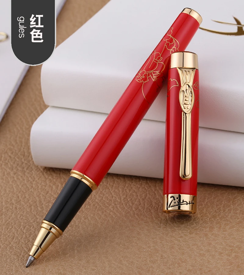 

New Picasso Pimio 933 Creative Avignon Metal Refillable Roller Ball Pen Professional Office Stationery Tool With Gift Box New