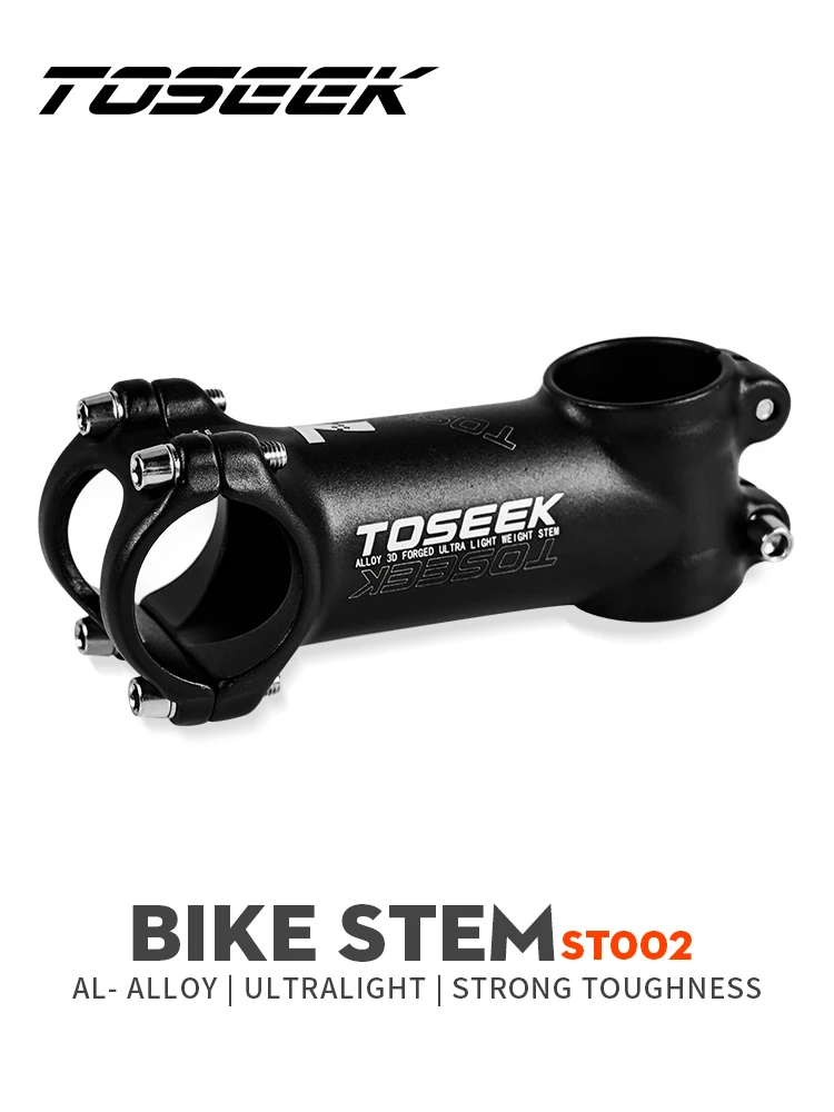 AliExpress TOSEEK Ultralight Bicycle Handlebar Stem 7 Degree 35 Degree Mtb Stem 35mm 45mm Power Mtb 31.8mm Aluminum Spare Parts For Bicycle