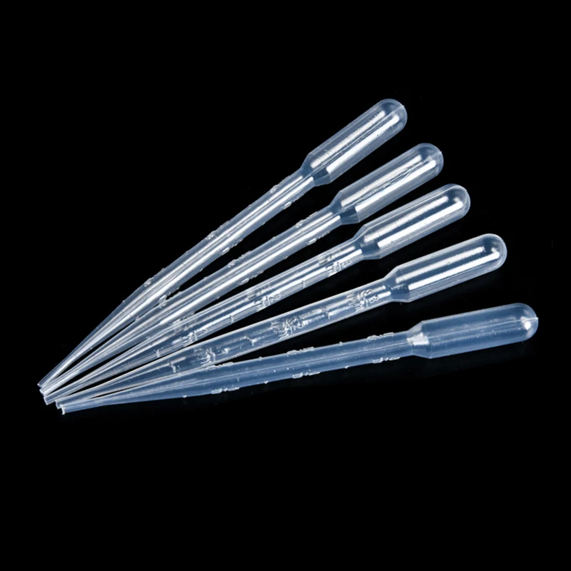 Picture 4: 50~1000pcs , 3ml Disposable Graduated Pasteur  Pipette Plastic Pipette Transparent Dropper Pasteur  Laboratory Experiment Tools