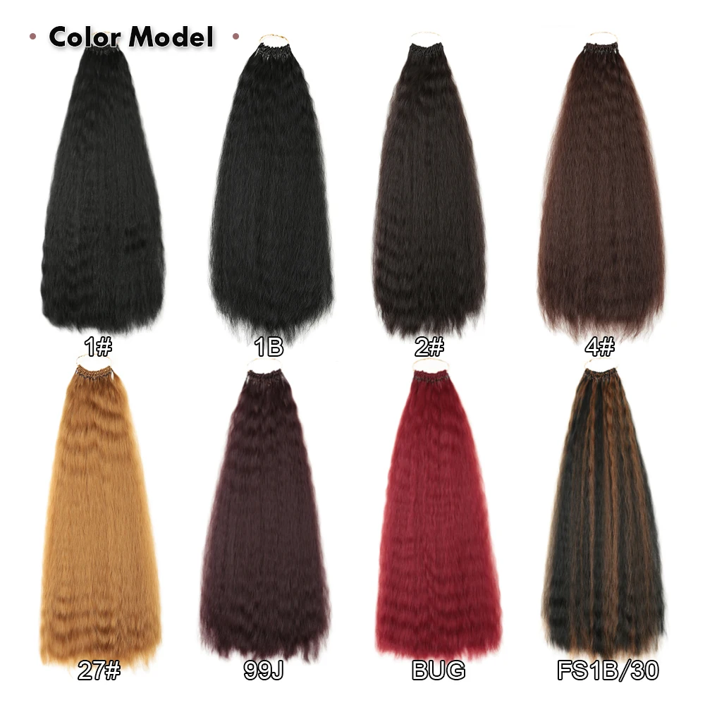 20 Polegada kinky reta crochê cabelo pré loop natural sintético trança cabelo ombre trança extensões de cabelo expo cidade