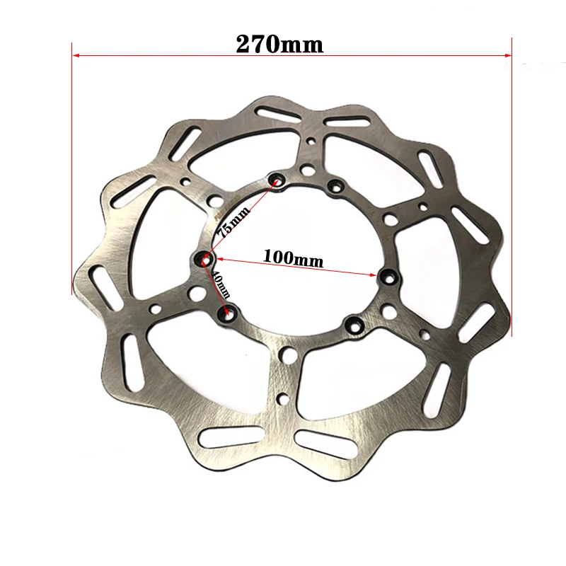 Motorcycle Brake Disc Brake System 270 mm Before This Will Apply For HONDA CRF250 450 BOSUER M2 M4 M6 KAYO K6 T6