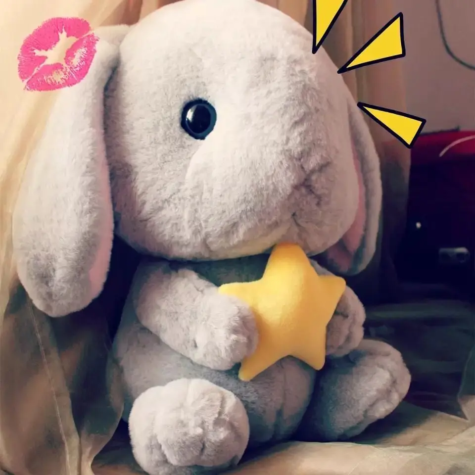 22CM Cute Stuffed Rabbit Plush Soft Bunny Toys for Girls Kids Pillow Doll Bunny Children Baby Accompany Sleep Appease Toy Gifts