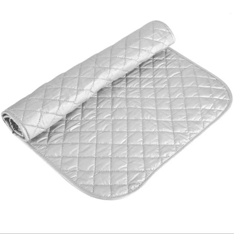 Portable Table Top Ironing Mat Laundry Pad Washer Dryer Cover Board Heat Resistant Blanket Press Clothes Protector Travel