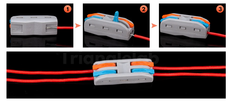 Trianglelab Mini Fast Wire Kabelverbinder Hochwertiger Kabelstecker Leitungsverbinder Heizung Thermistor MOTOR Leitungsverlängerung – Detail 19