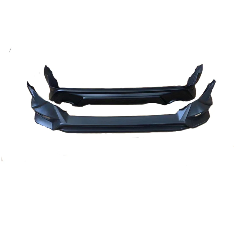 For New rav4 with day light within side steps  Car body kit for Toyota Rav4 2019 2020 front and rear bumpers