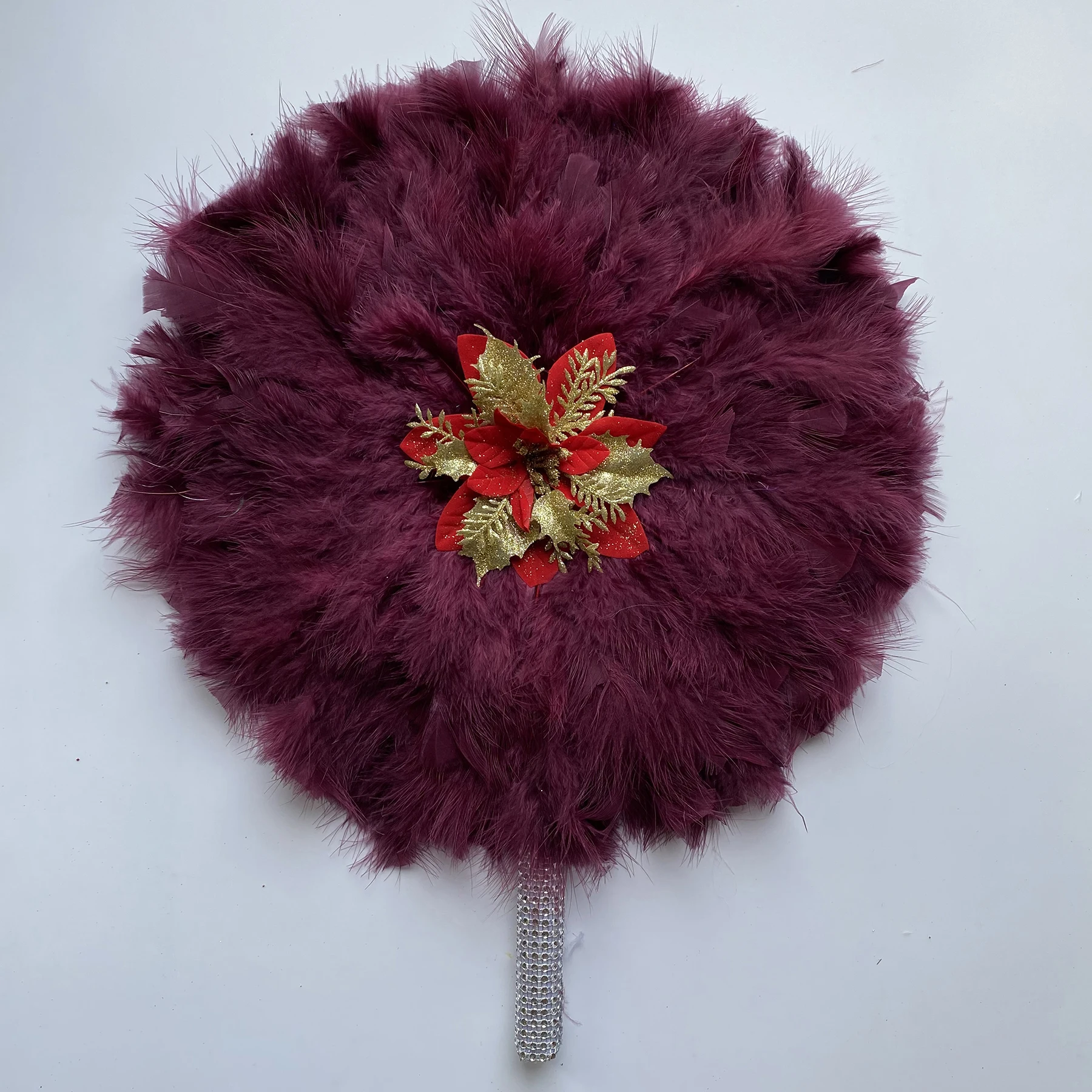 African Feather Hand Fan for Ladies, Double Side Feather, Nigerian Feather, Wedding, New Design