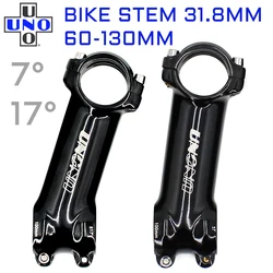 UNO Ultralight MTB Mountain Bike Setm 31.8mm 7 17 Ddegrees 60/70/80/90/100/110/120/130mm Road Bike Handlebar MTB Bicycle Power