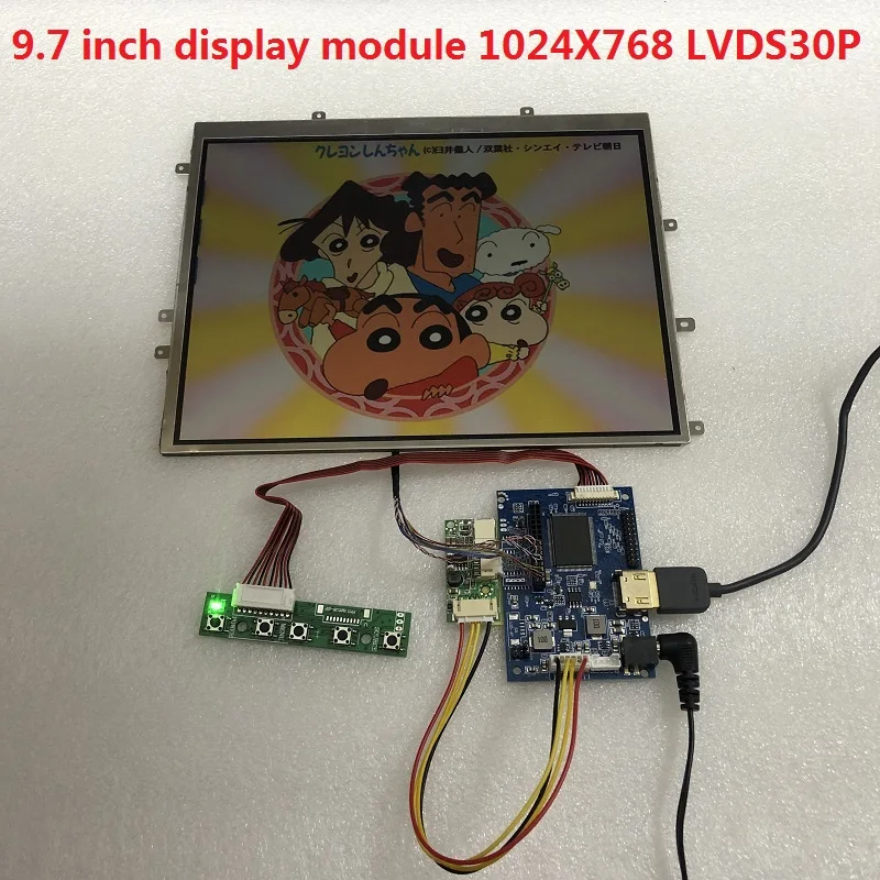 

HDMI Audio Controller Driver Board Monitor Kit for Ipad 2 1024X768 9.7" LP097X02 SLQ1 SLQE SLN1 SLP1 LCD Screen Display