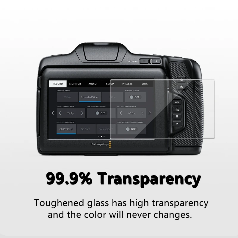 Vetro temperato per BMPCC 6K Pro bmpcc6kpro pellicola protettiva per schermo in vetro protettivo per Blackmagic Design Pocket Cinema è venuto