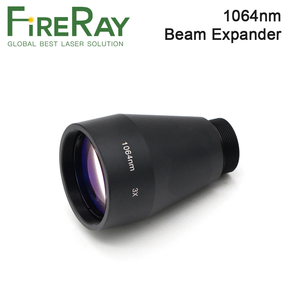 FireRay 1064nm 355nm 405nm 532nm Laser Beam Expander 2X-12X Galvanometer Laser Marking Lenses Optics Beam Expander