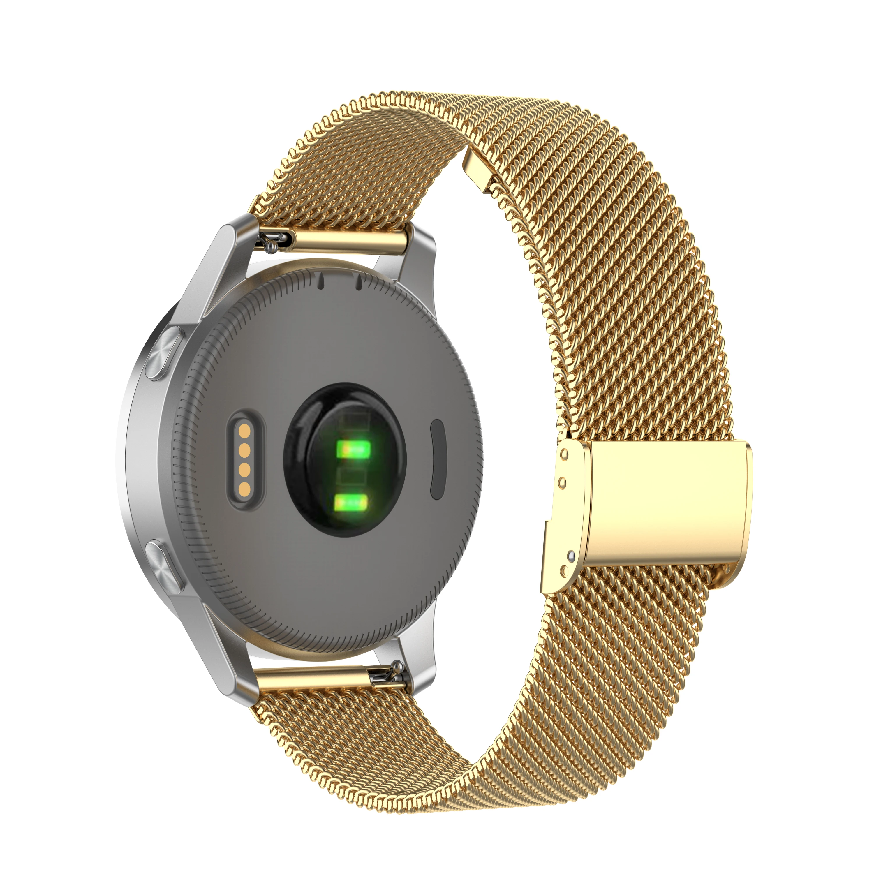 Stainless Steel Metal Watchband For Garmin Vivoactive 3 Music Vivoactive 4 4S Wrist Band Strap for Garmin Venu 2 2S Watch Correa