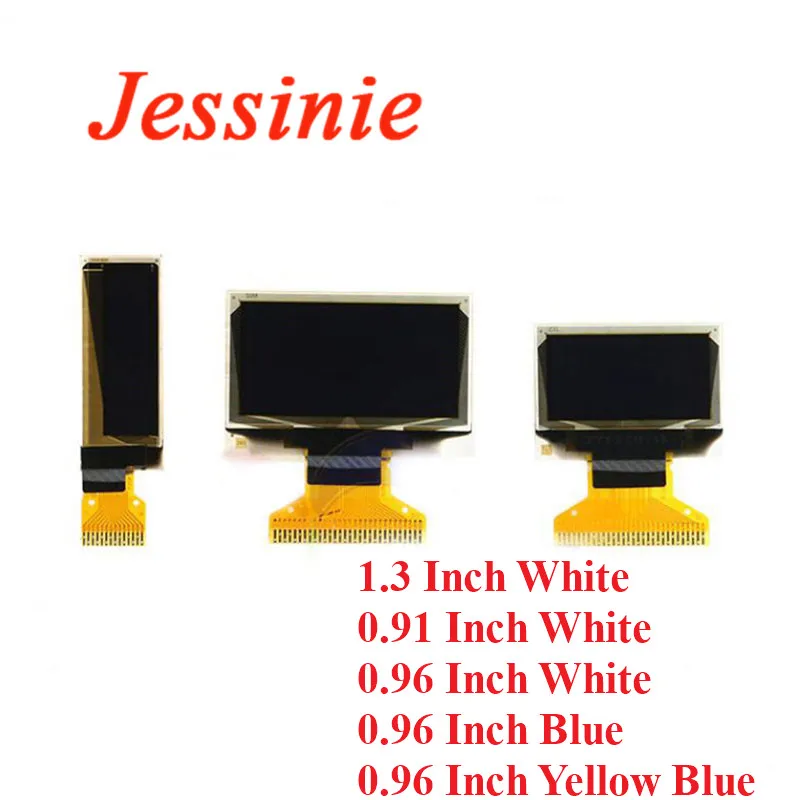 0,42 0,49 0,66 0,87 0,91 0,96 1,3-calowy wyświetlacz OLED LCD LED Biały Niebieski Moduł 0,91'' 0,96'' 1,3'' 128x32 128X64 SSD1306 SH1106