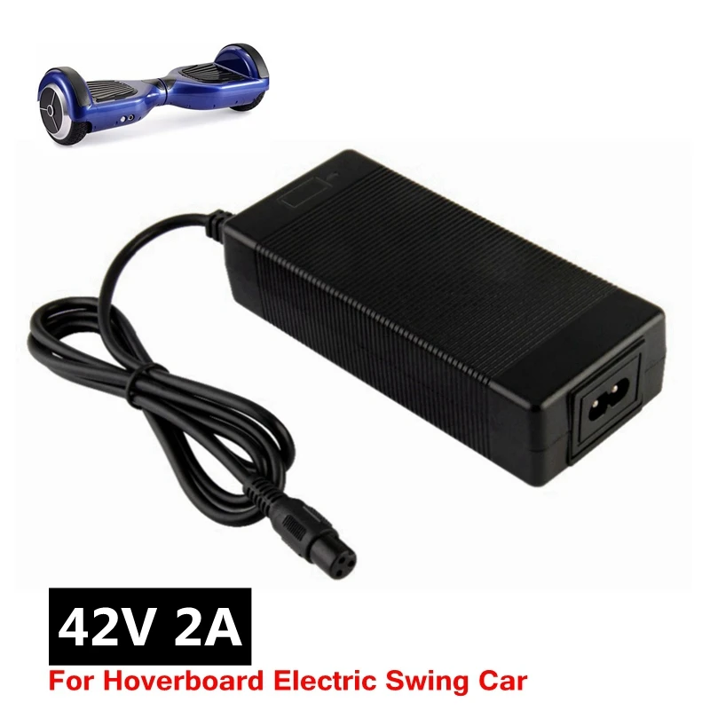 42V 2A Battery Charger For 36V Li-ion Battery Pack 42V Lithium Battery Adapter With 3P GX12 Connector EU/US/AU/UK Plug