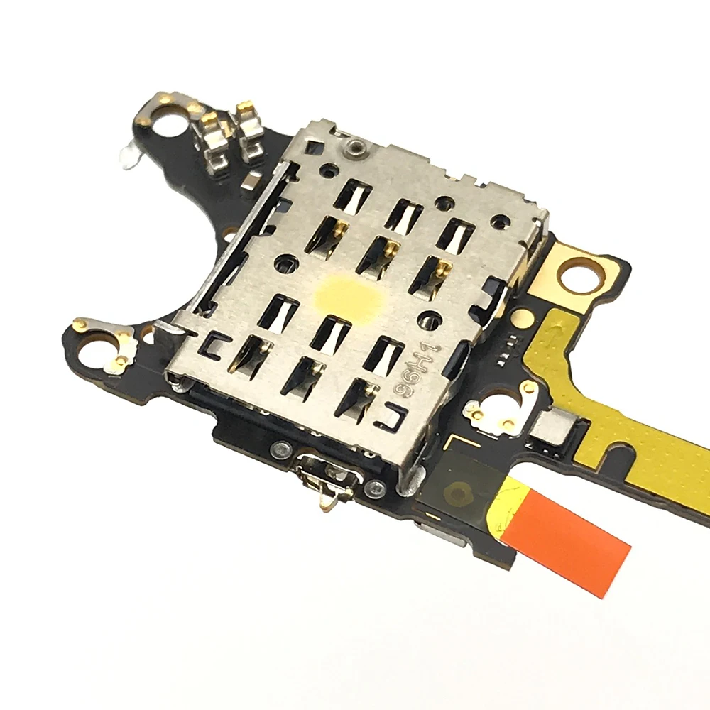 For Huawei P40 Pro SIM / SD Card Reader Holder Conecction Board With Microphone Flex Cable