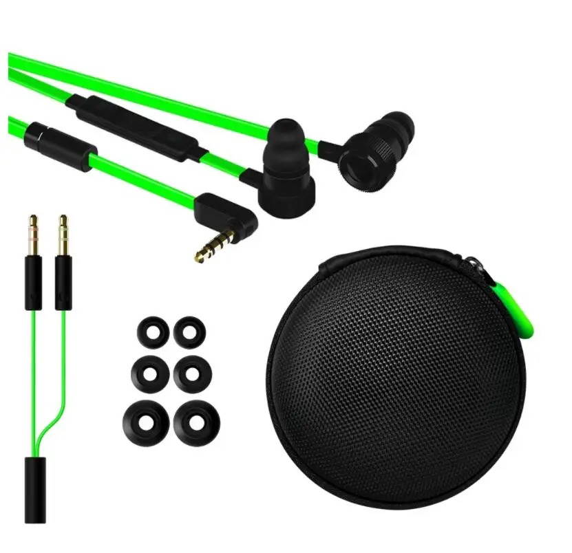 Mới Hammerhead Pro V2 Tai Nghe Chụp Tai Kèm Mic Tai Nghe Game Thủ Thể Thao Tai Nghe Có Dây Tai Nghe Nhét Tai 3.5Mm Cho Tai Nghe Razer Hammerhead V2 pro Casque