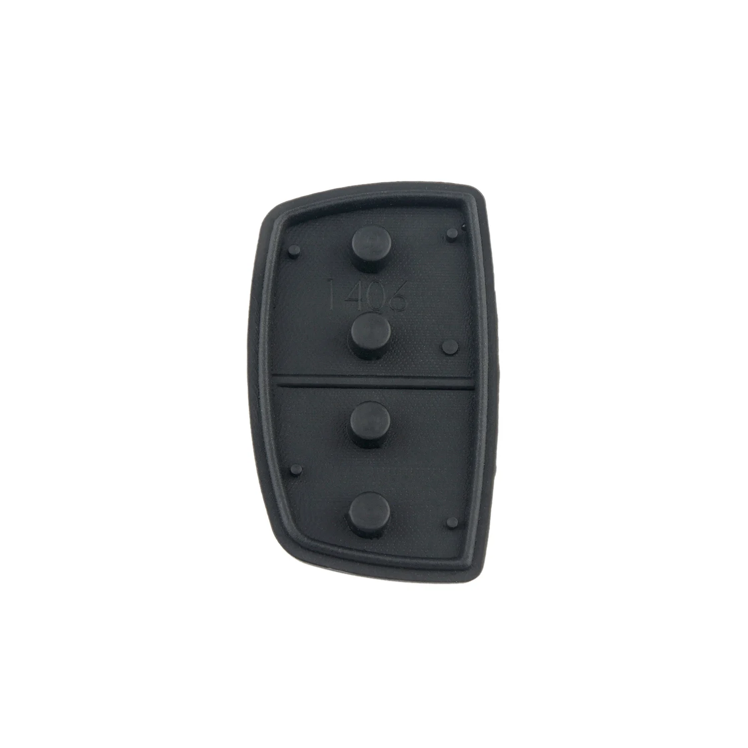 Auto Parts Cases Car Key Rubber Button Pad For HYUNDAI ix45 Santa Fe 2013-2014 Shell 4 Buttons Cover