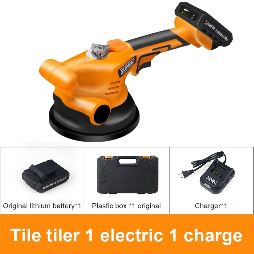 Tile Vibrator Leveling Machine Bricklayer 16.8V Ceramic Tile Suction Cup 13000mAh Lithium Wireless Tile Floor Laying Tool