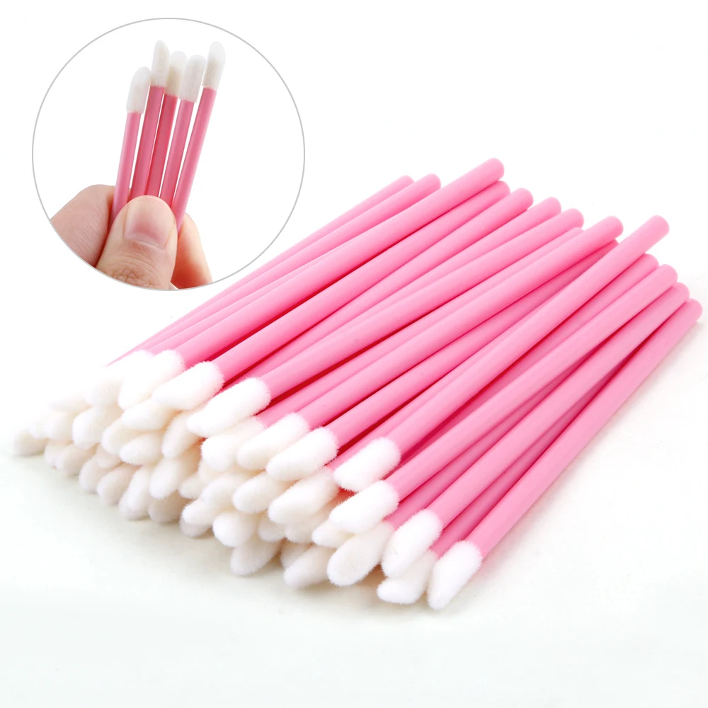 250/500/1000Pcs Disposable Lip Brush Mascara Wands Eyelash Brushes Lash Removing Cleaning Cosmetic Eyelash Extension Applicator