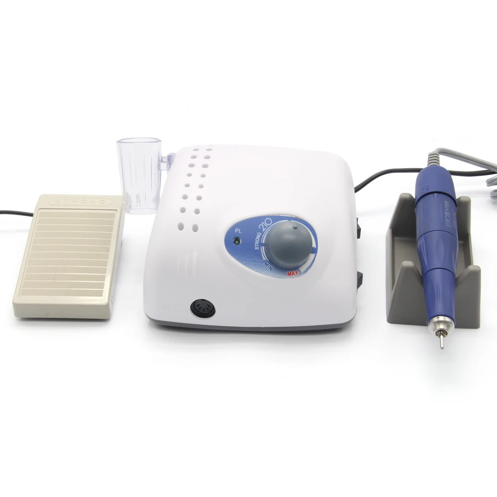 220V 中国品質 Saeshin マイクロモーターネイルドリル強力 210 105L ハンドピース 40000RPM