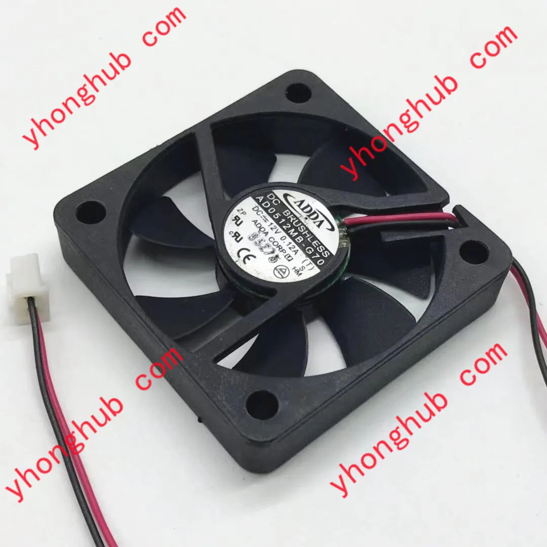 

ADDA AD0512MB-G70 DC 12V 0.12A 50x50x10mm Server Cooling Fan