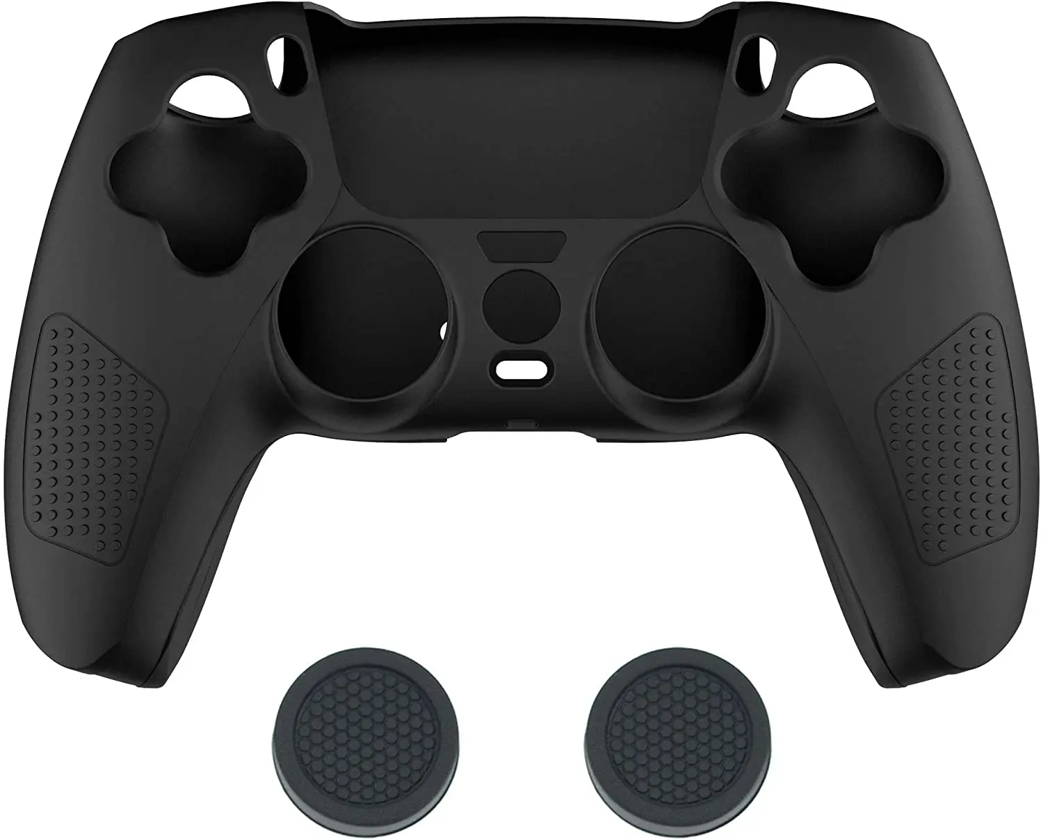 PS5 تحكم قبضة عدم الانزلاق الراحة سيليكون الجلد غطاء حامي حافظة لجهاز بلاي ستيشن 5 DualSense المقود المراقب